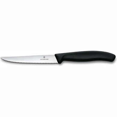 Set De 6 Couteaux à Steak Et Pizza Victorinox - Lames Dentées Inox 11 Cm, Poignées Vertes, Lave-vaisselle
